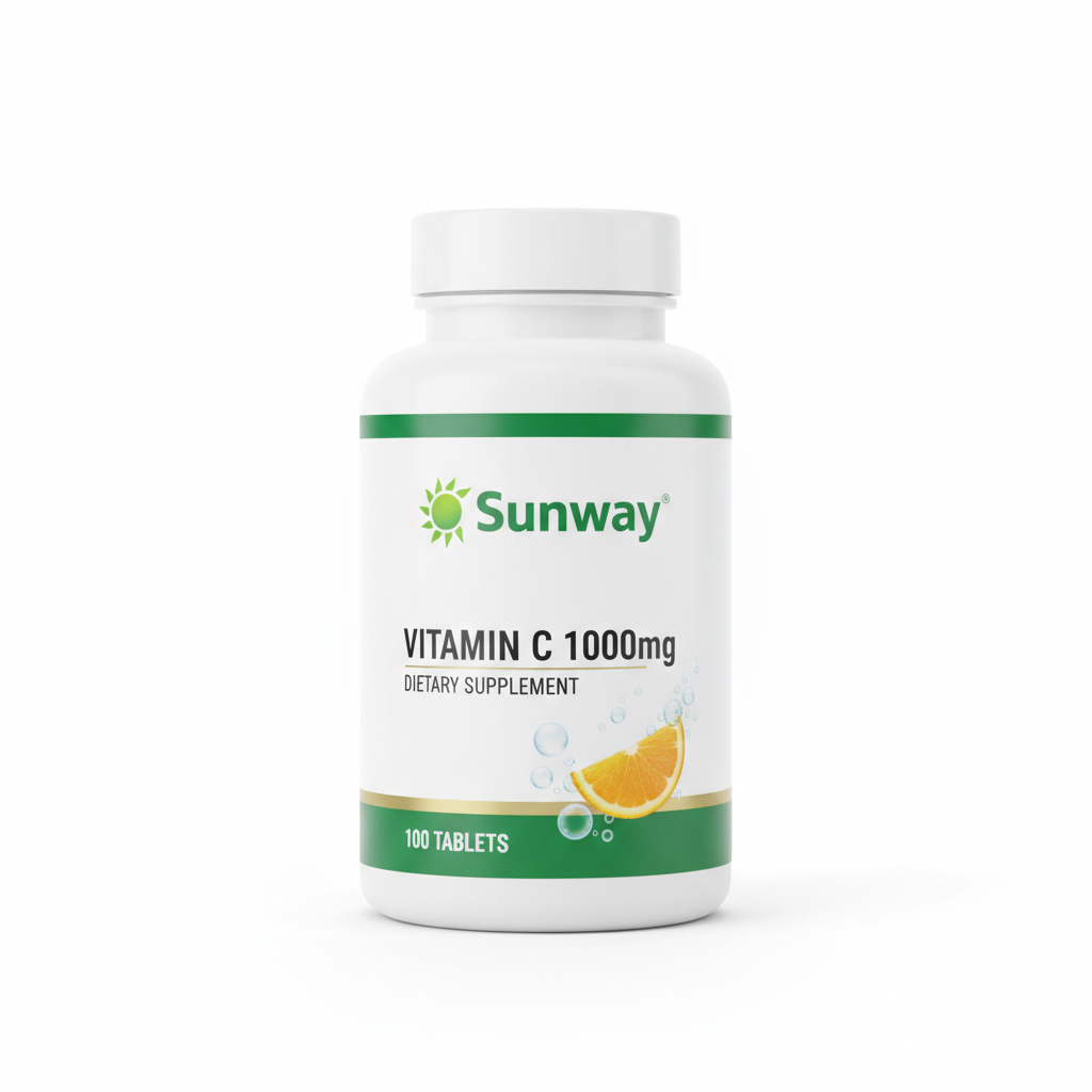 Sunway Vitamin C 1000mg supplement bottle